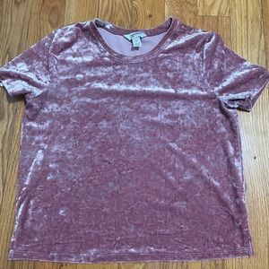 Pink Velvet T-Shirt